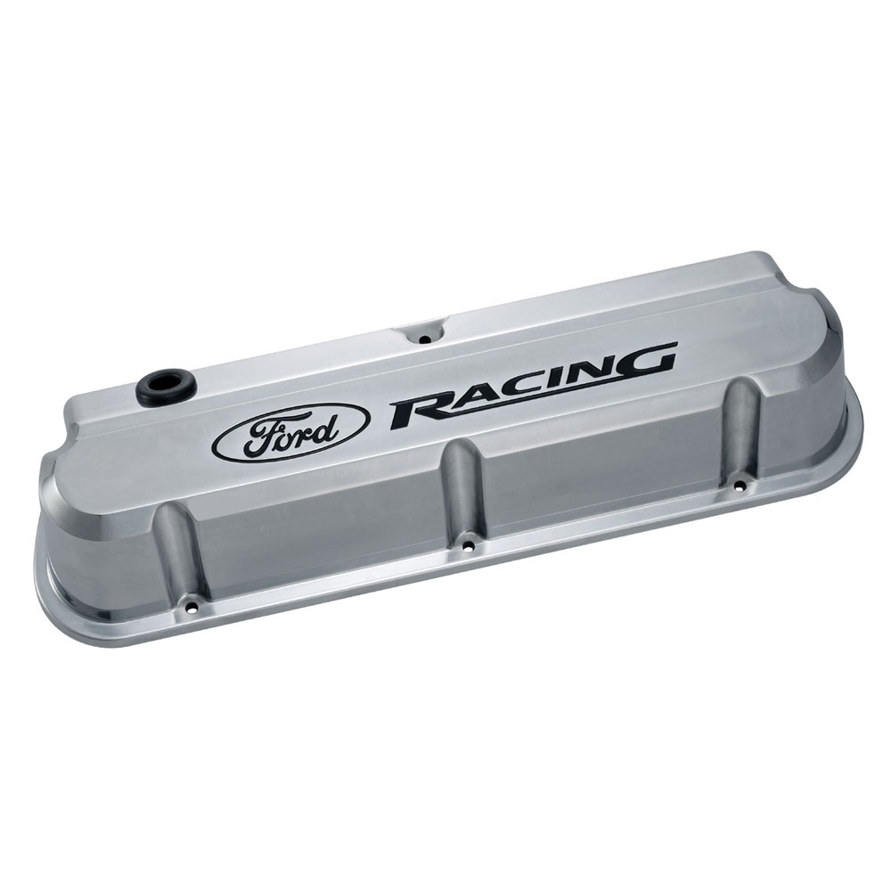 Ford Performance Valve Cover Breather w/Slant Edge Aluminum Polished Ford Performance Valve Cover Breather w/Slant Edge Aluminum Polished