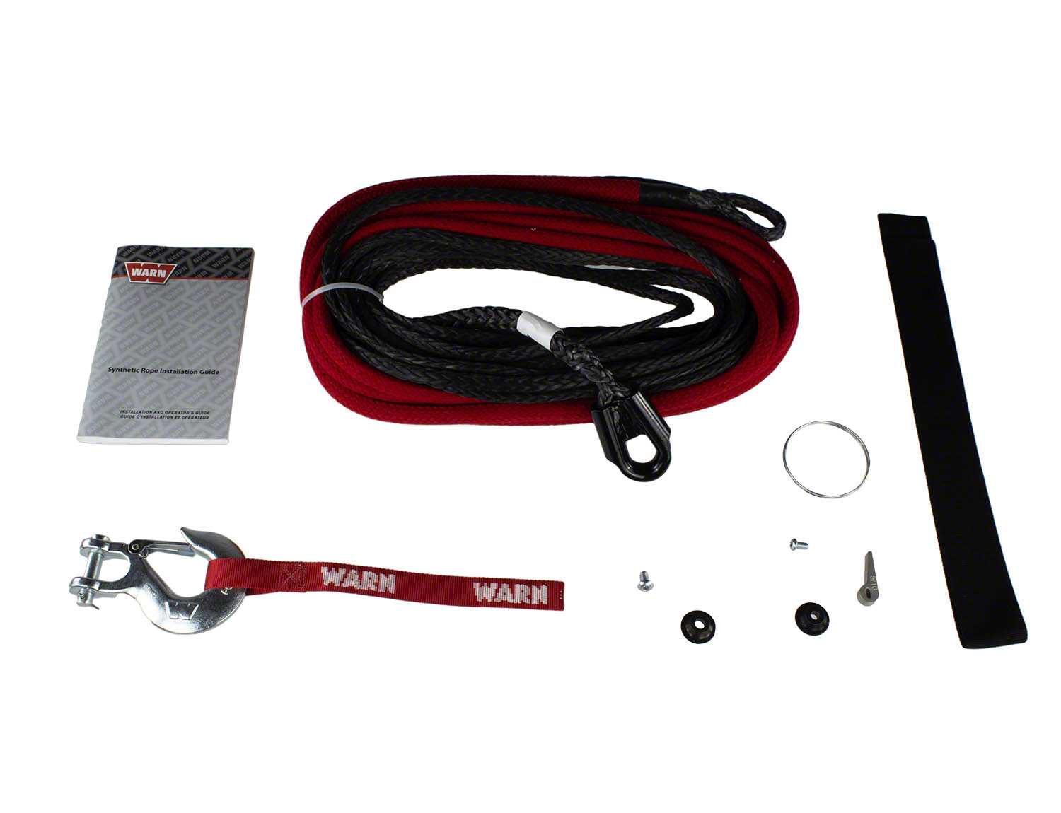 2021-2024 BRONCO REPLACEMENT WARN® WINCH ROPE KIT, Part Details for  M-1821-BWR