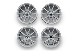 MUSTANG 19"X9.5" & 19"X10" WHEEL KIT BATTLESHIP GREY