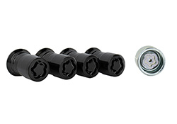 thumbnail image 2 of TWD Black Wheel Locking Bolts For Vauxhall Corsa – 4x Security Alloy Wheel Nuts (M12x1.5, Tapered Seat) 2 of 5