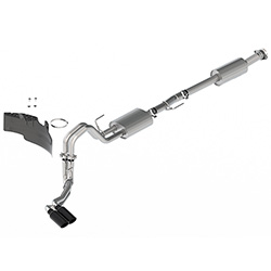 2021-2025 F-150 2.7L, 3.5L &amp; 5.0L SPORT EXHAUST - BLACK - SIDE EXIT