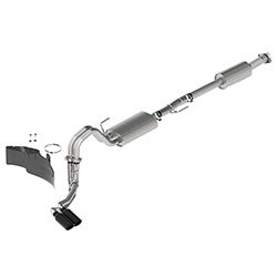2021-2025 F-150 2.7L, 3.5L &amp; 5.0L TOURING EXHAUST - BLACK - SIDE EXIT