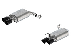 MUSTANG 2.3L TOURING NON-ACTIVE AXLE-BACK W/GT VALANCE - BLACK TIP