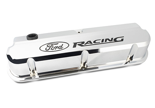 Mustang 1965-1995 289-351 Slant Edge Valve Cover - Chrome | Accessories ...