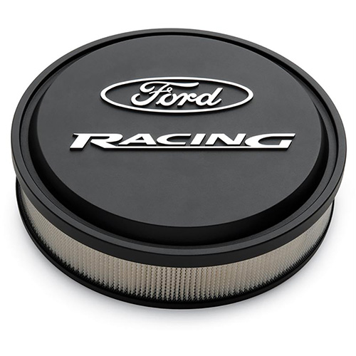 "FORD RACING" SLANT EDGE AIR CLEANER - BLACK