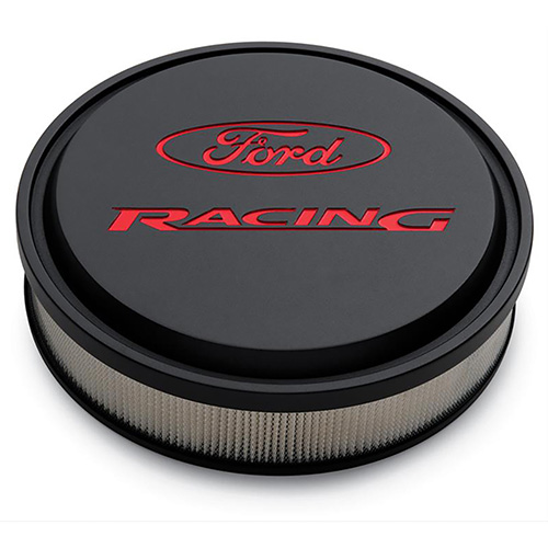 "FORD RACING" SLANT EDGE AIR CLEANER BLACK/RED