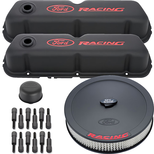 FORD RACING COMPLETE DRESS UP KIT, BLACK CRINKLE FINISH