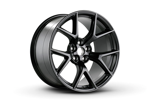 2015-2023 MUSTANG HP PERFORMANCE PACK 19" X 10.5" MATTE BLACK SINGLE FRONT WHEEL