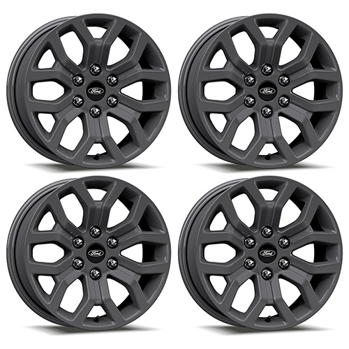 F-150 2015-2023 18"x 7.5"Matte Gray Wheel Kit