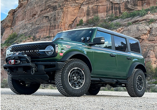 Bronco 2021-2023 Machined Face 17 x 8.5 Wheel Kit