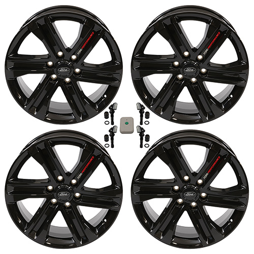 F-150 2015-2023 20"X8.5" GLOSS BLACK WHEEL KIT