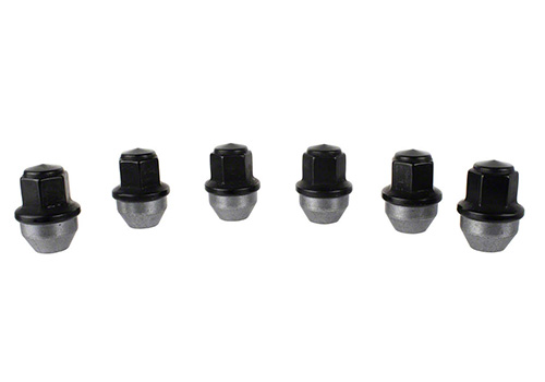 F-150 2015-2021 M14 x 1.5 Black Lug Nut Wheel Kit of 6