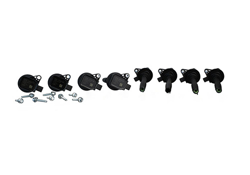 LATE 5.0L COYOTE ENGINE IGNITION COIL SET (8)