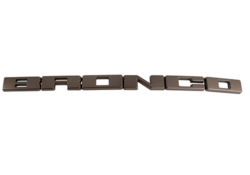Bronco 2021+ Bronze Grille Lettering Overlay Kit | Accessories | Ford.com