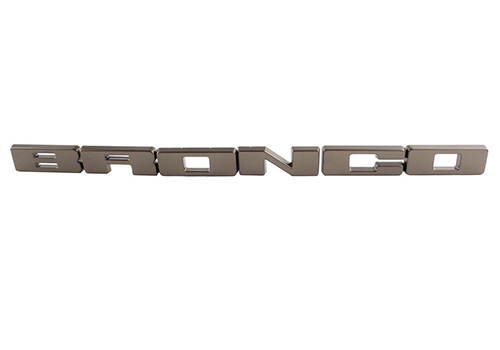 Bronco 2021+ Bronze Grille Lettering Overlay Kit