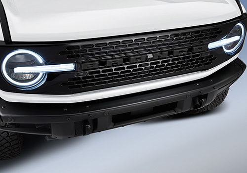 Bronco 2021-2026 Grille Lettering Overlay Kit - Black | Accessories ...