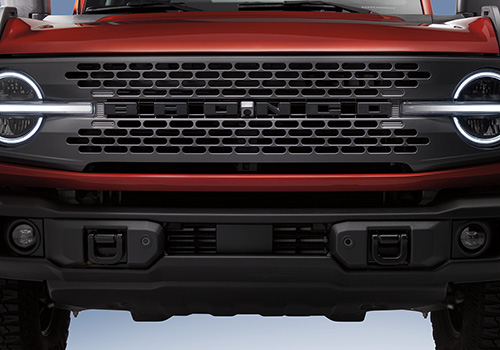 Bronco 2021-2026 Grille Lettering Overlay Kit - Black | Accessories ...
