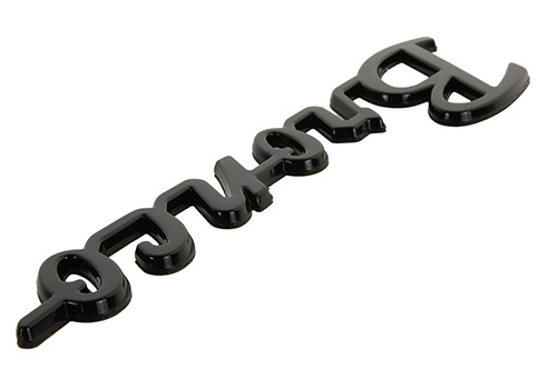 BRONCO CLASSIC SCRIPT FENDER BADGE KIT - GLOSS BLACK