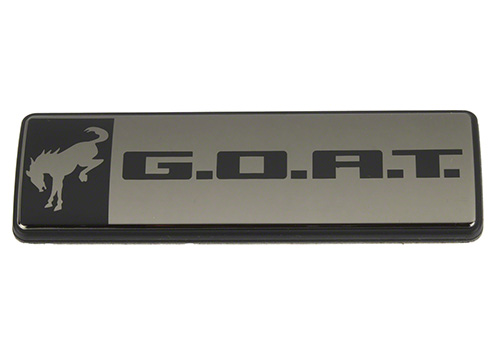 Bronco/Bronco Sport Black G.O.A.T Badge