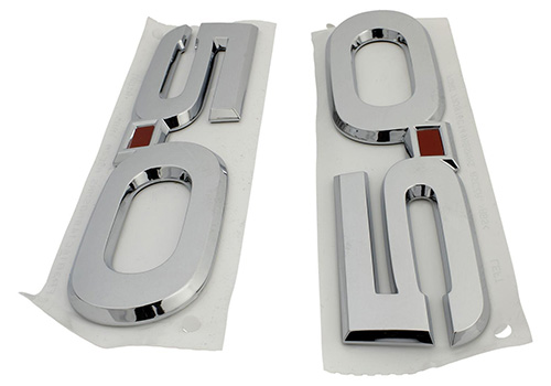 Mustang 2015-2024 5.0L Chrome Fender Emblems/Badges Pair | Accessories ...