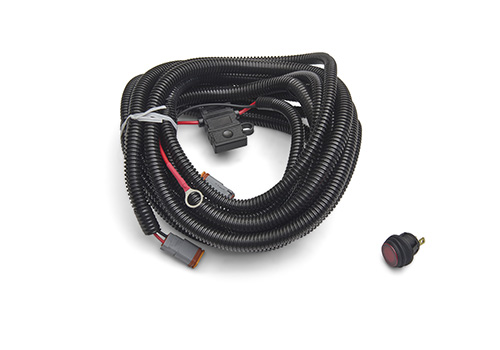A-Pillar Off-Road Light Kit with Ford Performance Logo - Black