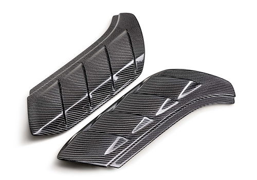 2022-2025 BRONCO RAPTOR CARBON FIBER FENDER VENT SET-GLOSS