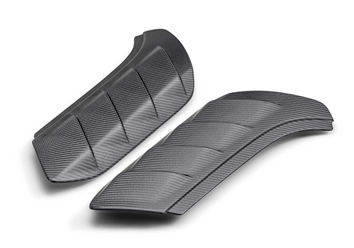 2022-2025 BRONCO RAPTOR CARBON FIBER FENDER VENT SET-MATTE