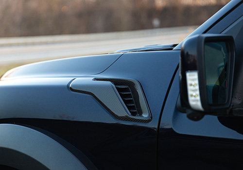 F-150 Raptor 2021-2026 2-Piece Carbon Fiber Fender Vent Set – Gloss ...