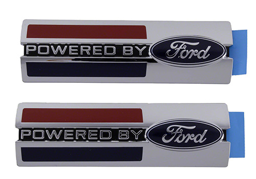 Powered by Ford Classic Fender Badge