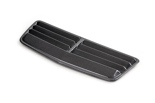 MUSTANG CARBON FIBER HOOD VENT-GLOSS