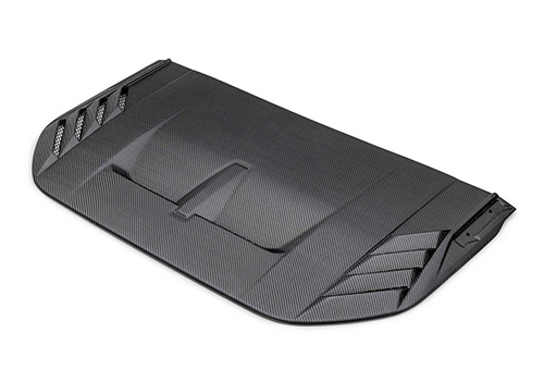 2022-2025 BRONCO RAPTOR CARBON FIBER HOOD VENT-MATTE