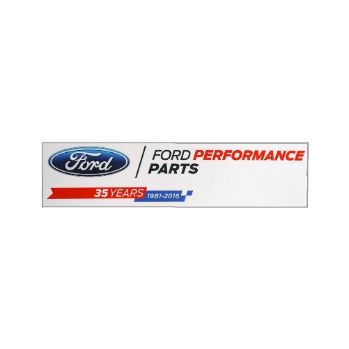 FORD PERFORMANCE 35 YEARS DECAL - TEN PACK