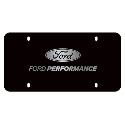 Ford Performance Black Stainless Steel License Plate Frame – Slim Line – M-1828-SSB
