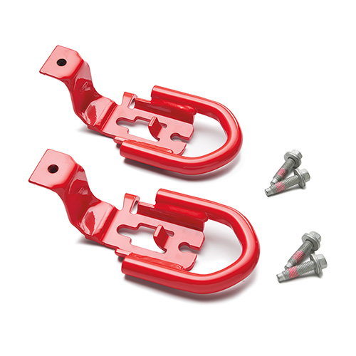 2015-2024 F-150 TOW HOOKS-PAIR-RED