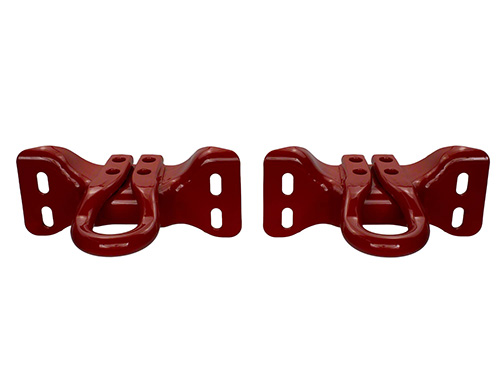 2017-2024 SUPER DUTY TOW HOOKS-PAIR-RED