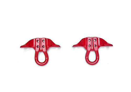 2017-2024 SUPER DUTY TOW HOOKS-PAIR-RED