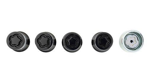 M14 x 1.5 Black Security Lug Nut Kit - Set of 4 | Accessories | Ford.com