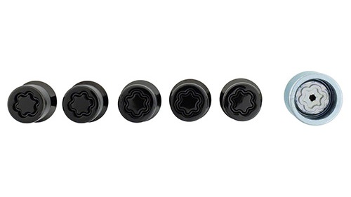 Bronco 2021-2026 M12 x 1.5 Black Security Lug Nut Kit - Set of 5 ...