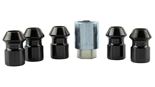 Bronco 2021-2026 M12 x 1.5 Black Security Lug Nut Kit - Set of 5 ...