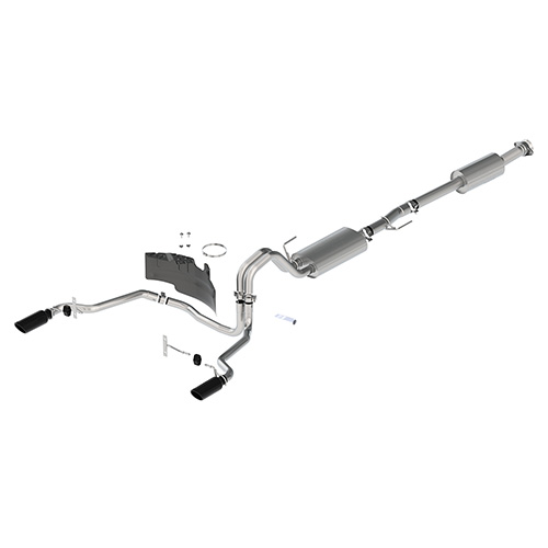 F-150 2021-2023 Black Rear Exit Touring Exhaust