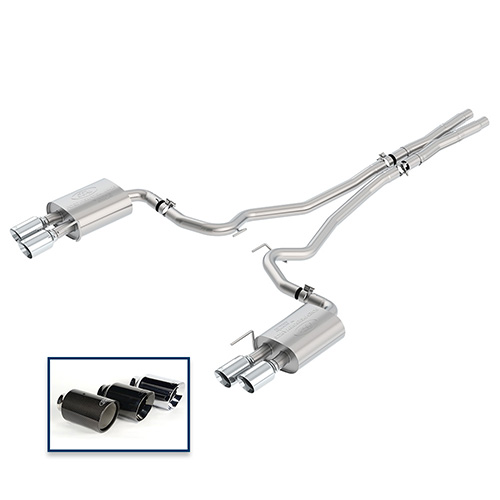 2018-2022 MUSTANG GT 5.0L CAT-BACK EXTREME EXHAUST SYSTEM WITH CHROME TIPS