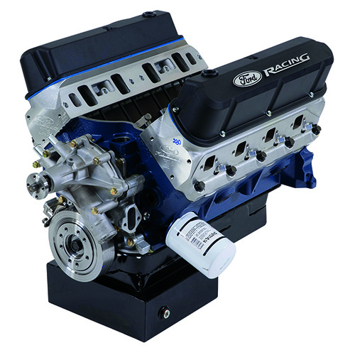 427 cubic inch 535 hp boss crate engine z2 heads front sump pan part details for m 6007 z2427fft ford performance parts 427 cubic inch 535 hp boss crate engine