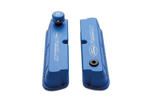 BLUE SATIN VALVE COVERS