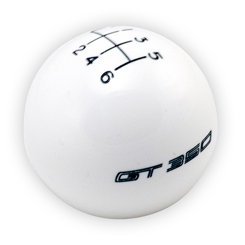 Mustang GT350 2015-2019 Ford Performance White 6-Speed Shift Knob