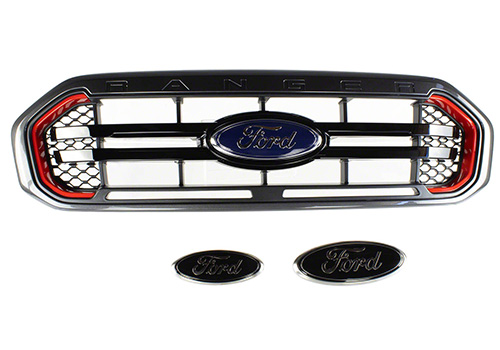 2019-2022 RANGER TREMOR GRILLE AND FORD OVAL PACKAGE