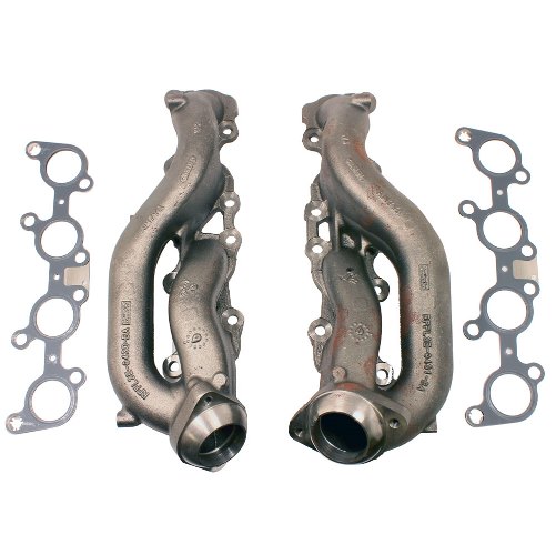 2011-2020 5.0L Coyote Street Rod Cast Iron Exhaust Manifolds