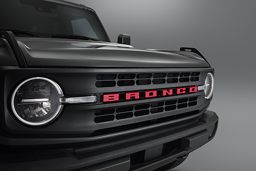 BRONCO RED GRILLE LETTERS | Accessories | Ford.com