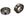 BRONCO M220 REAR AXLE OUTER BEARING/SEAL KIT 