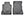 MUSTANG BLACK FLOOR MATS
