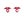 2017-2024 SUPER DUTY TOW HOOKS-PAIR-RED